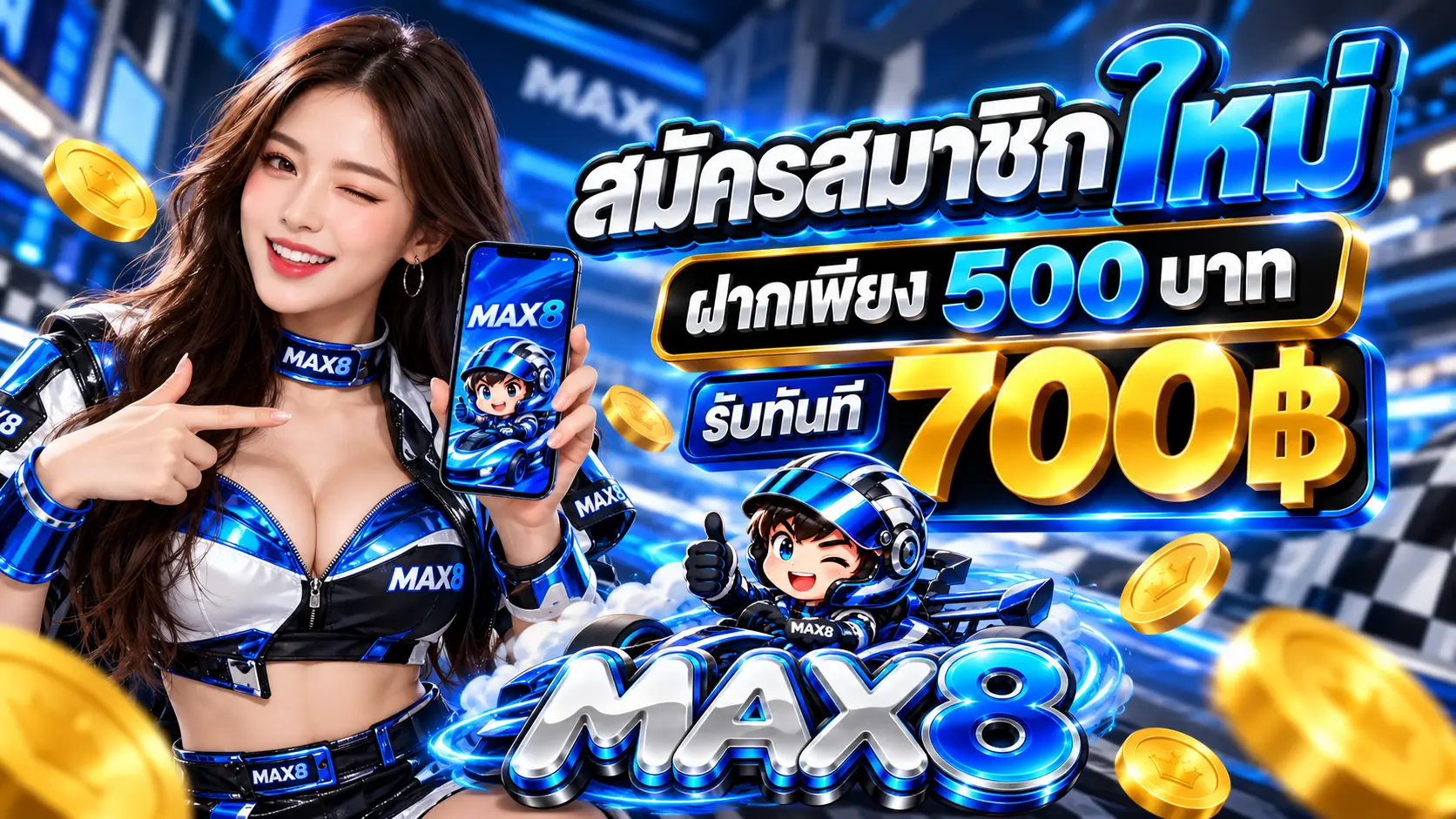 MAX8 โปรสมาชิกใหม่